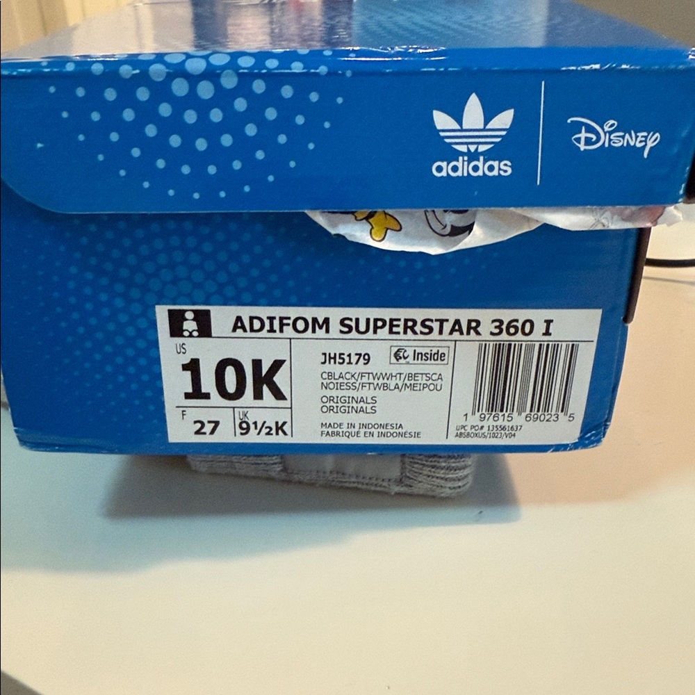 Adidas Disney Blue Adifom Superstar 360 I Shoes